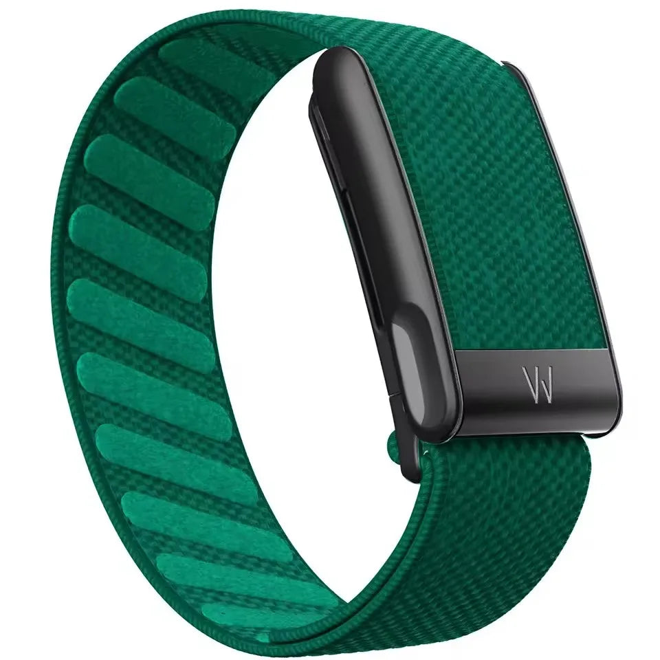 Suitable for Whoop 5.0 Wristband Strap W Logo Nylon Woven Elastic Whoop Mg Sports Replacement Strap Metal Whoop Life ECG Straps