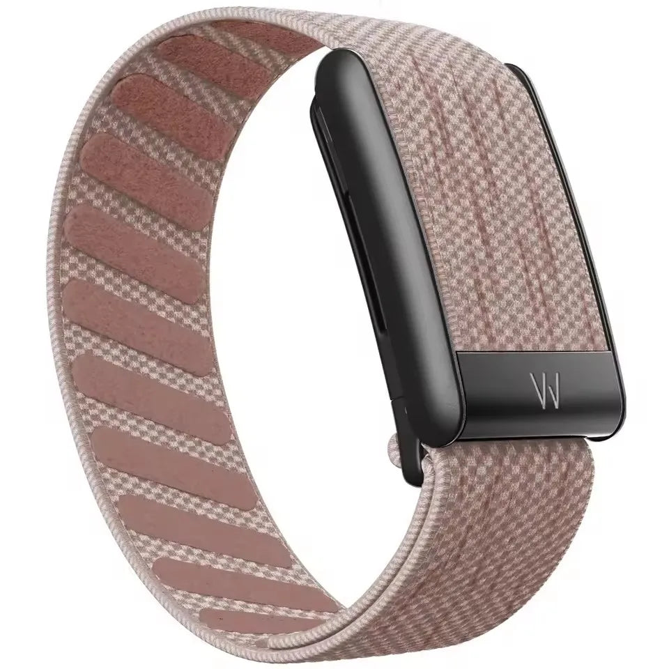 Suitable for Whoop 5.0 Wristband Strap W Logo Nylon Woven Elastic Whoop Mg Sports Replacement Strap Metal Whoop Life ECG Straps