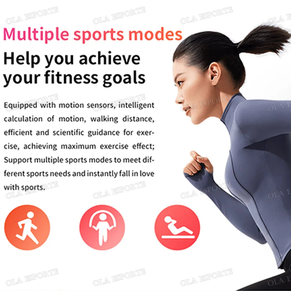 Fashion Smart Watch Fitness Bracelet Sports Waterproof Health Monitor Watch Smart Band BT Control Photo Capture Smart Wristband